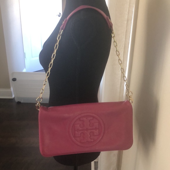 👛Tory Burch Raspberry/Pink Purse 👛 - Picture 2 of 9